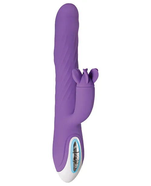Vibrators Evolved Evolved Tilt O Whirl Dual Stim Purple