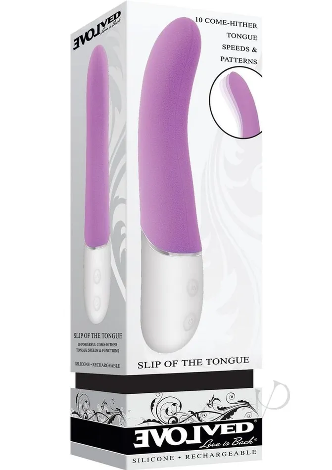 Vibrators Evolved Slip of the Tongue Rechargeable Silicone Vibrator PinkWhite Vibrators Evolved Slip of the Tongue Rechargeable Silicone Vibrator PinkWhite