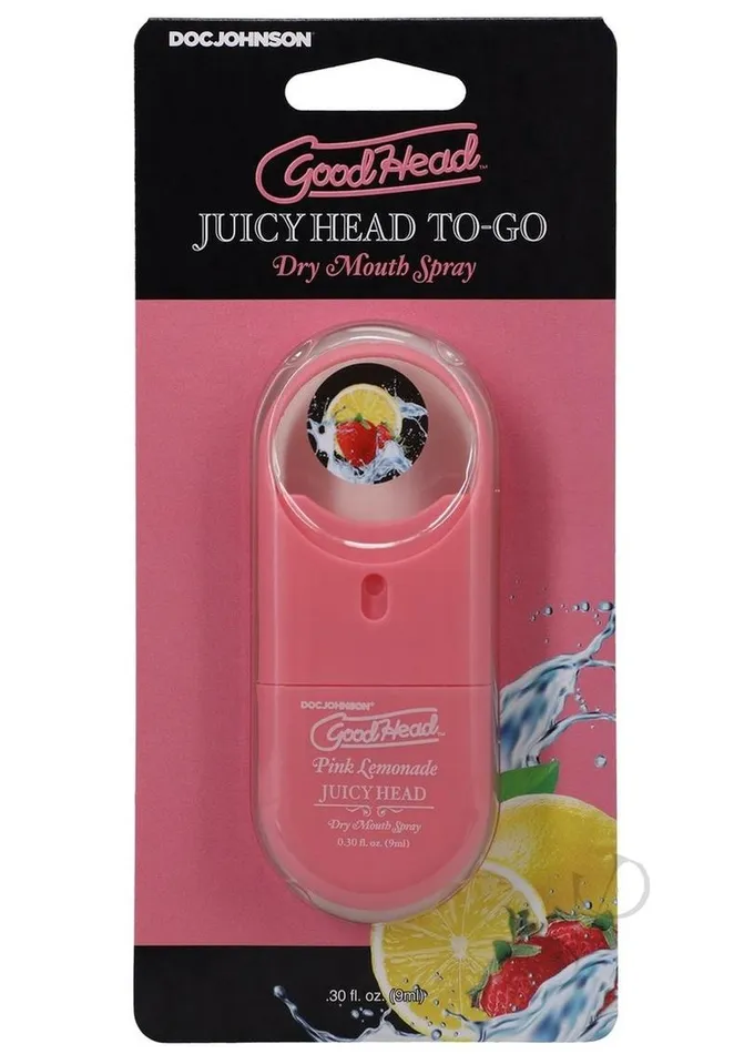 Vibrators Good Head GoodHead Juicy Head Dry Mouth Spray ToGo Pink Lemonade 30oz Vibrators Good Head GoodHead Juicy Head Dry Mouth Spray ToGo Pink Lemonade 30oz