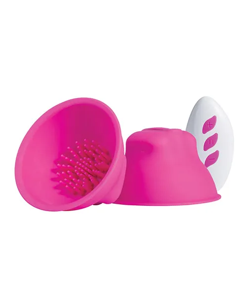 Vibrators Honey Play Box Nina Vibrating Nipple Suckers Pink