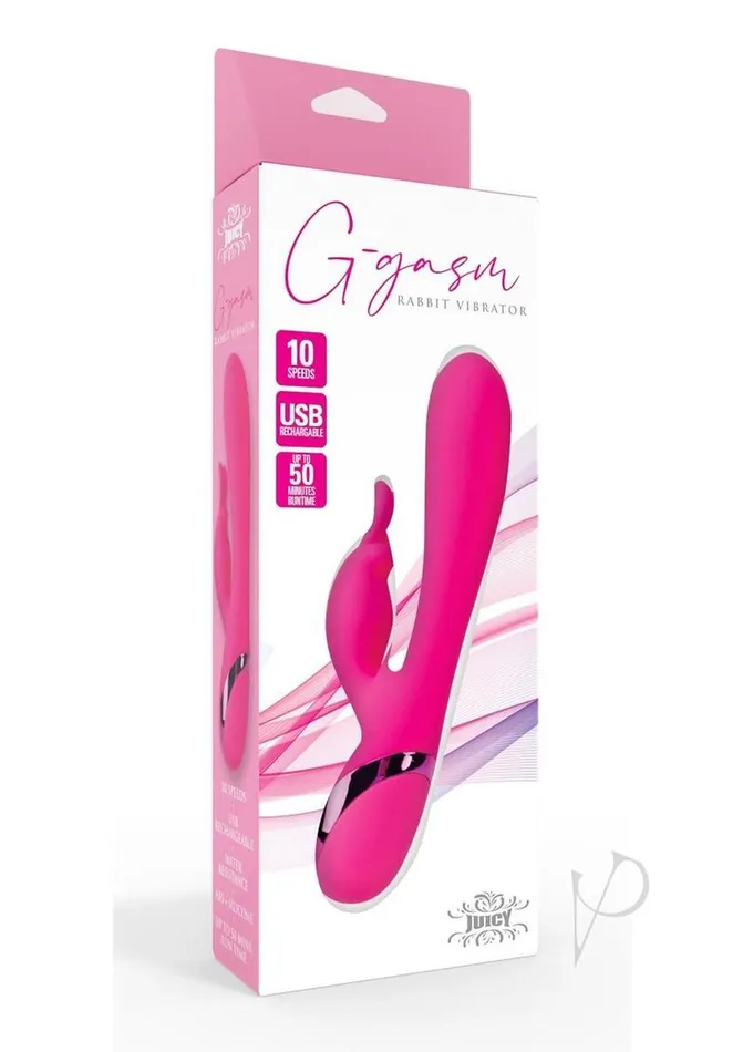Vibrators Juicy GGasm Rabbit Stimulator Rechargeable Rabbit Vibrator Pink Juicy Vibrators Juicy GGasm Rabbit Stimulator Rechargeable Rabbit Vibrator Pink Juicy