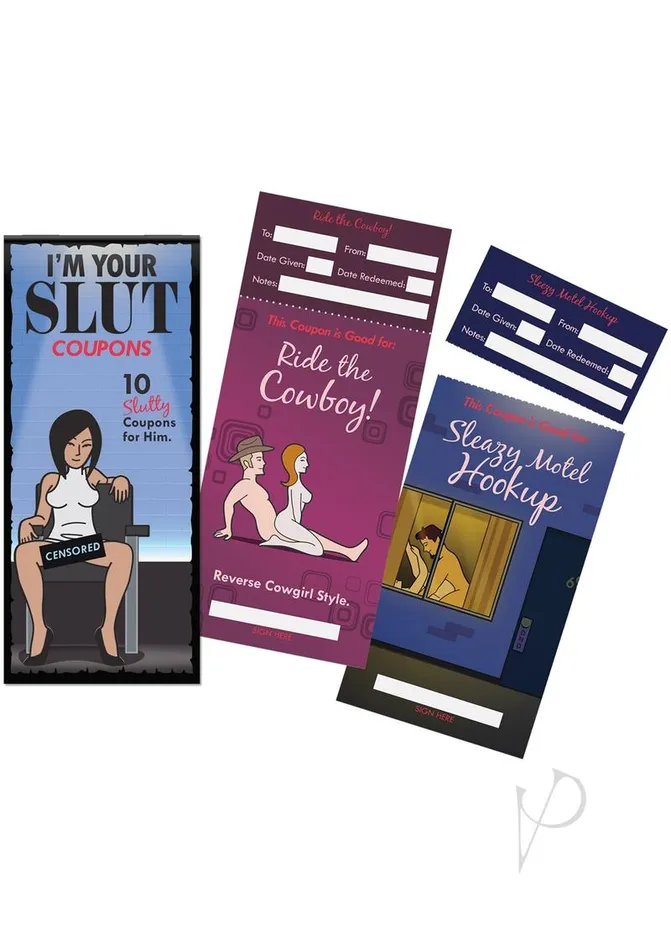 Vibrators Kheper Games Im Your Slut Coupons 10 Slutty Coupons For Him