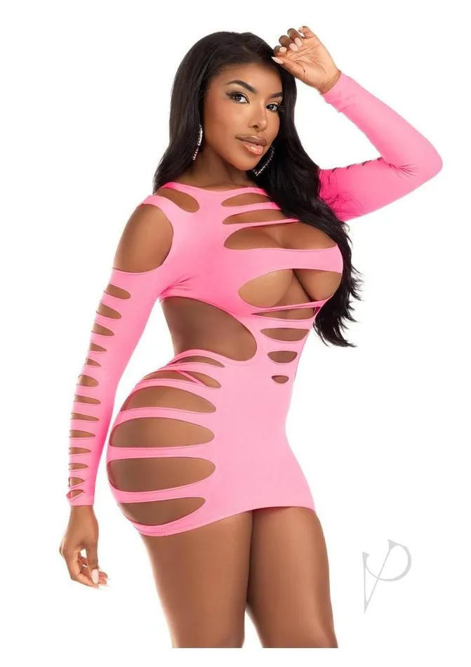 Vibrators Leg Avenue Leg Avenue Opaque Shredded CutOut Mini Dress OS Neon Pink Vibrators Leg Avenue Leg Avenue Opaque Shredded CutOut Mini Dress OS Neon Pink