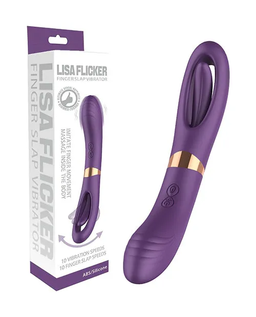 Vibrators Lisa Flicking GSpot Vibrator Purple Secwell