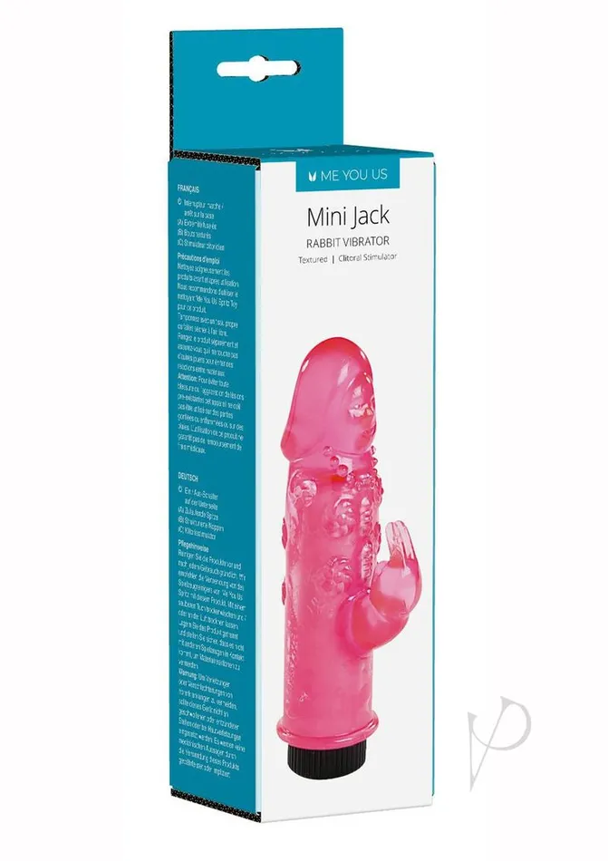 Vibrators Me You Us ME YOU US Mini Jack Rabbit Vibrator Pink