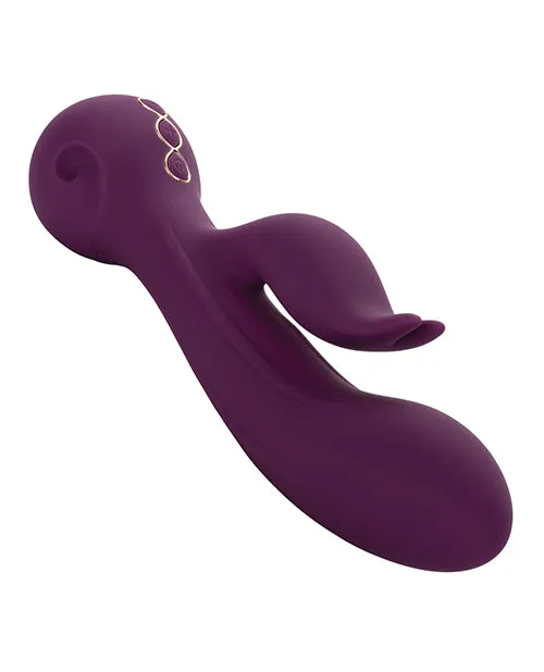 Vibrators Obsession Obsession Desire Rechargeable Silicone Rabbit Vibrator Purple