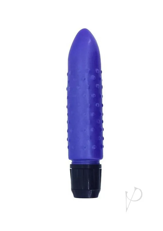 Vibrators Pearl Sheens Pearl Shine Bumpy Vibrator 5in Purple