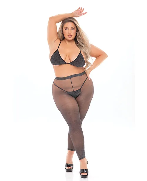 Vibrators Pink Lipstick Pink Lipstick Tall Order Bra Top Leggings Black QN Vibrators Pink Lipstick Pink Lipstick Tall Order Bra Top Leggings Black QN