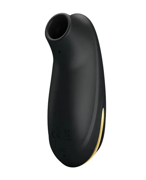 Vibrators Pretty Love Otis Sucker 7 Function Black Gold Pretty Love