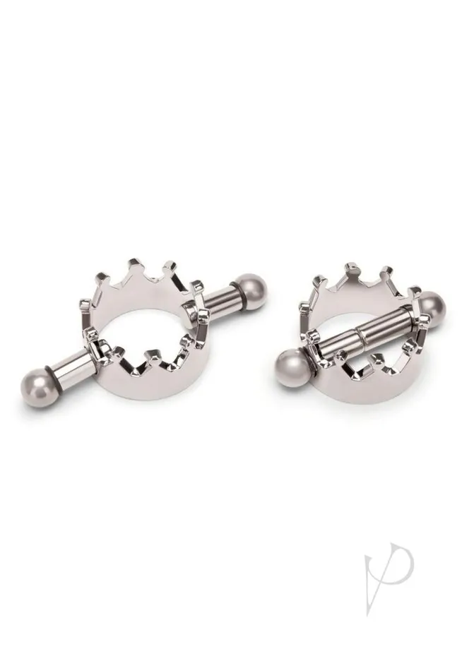 Vibrators Prowler Red Prowler RED Magnetic Nipple Crown Clamps Silver