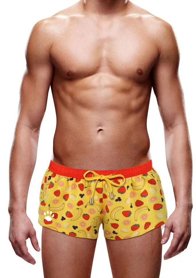 Vibrators Prowler Swim Trunk Fruit XXLarge Yellow Prowler