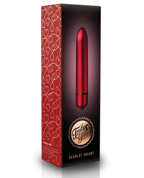 Vibrators Rocks Off Truly Yours Scarlet Velvet Bullet Vibrator Red