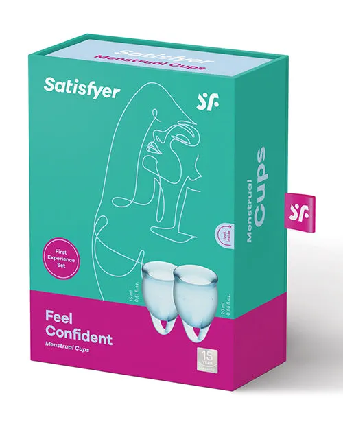 Vibrators Satisfyer Feel Confident Menstrual Cup Light Blue Satisfyer