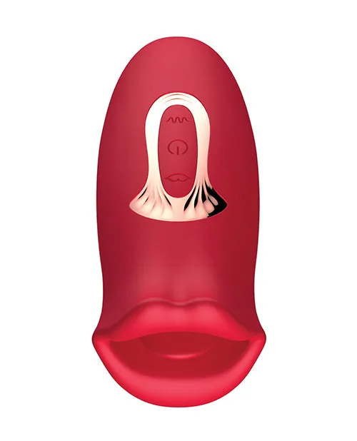 Vibrators Secwell Big Bite Mouth Vibration Biting Red