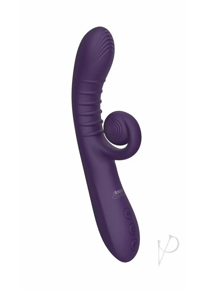 Vibrators The Rabbit Company The Rabbit Company The Rolling Rabbit Rechargeable Silicone Vibrator Purple