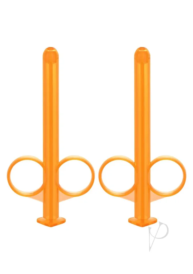Vibrators Water Systems Lube Tube Lube Applicator Orange