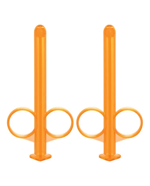 Vibrators Water Systems Lube Tube Lube Applicator Orange