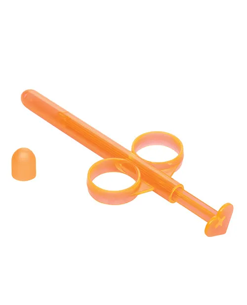Vibrators Water Systems Lube Tube Lube Applicator Orange