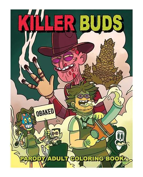 Vibrators Wood Rocket Killer Buds Coloring Book