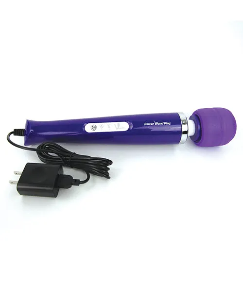 Voodoo Power Wand Plus 28X Plug In Purple Voodoo Vibrators