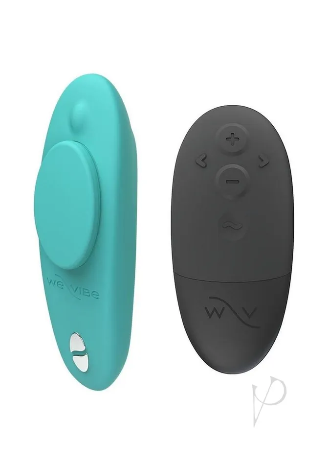 We Vibe Female Sex Toys WeVibe Moxie Wearable Rechargeable Silicone Panty Vibrator with Remote Control Aqua We Vibe Female Sex Toys WeVibe Moxie Wearable Rechargeable Silicone Panty Vibrator with Remote Control Aqua