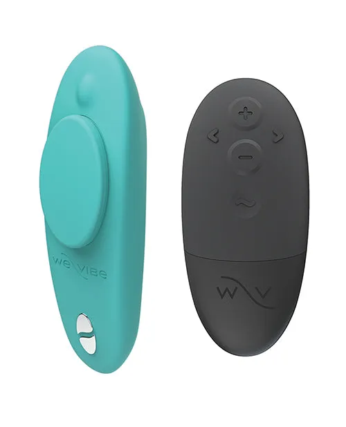 We Vibe Female Sex Toys WeVibe Moxie Wearable Rechargeable Silicone Panty Vibrator with Remote Control Aqua We Vibe Female Sex Toys WeVibe Moxie Wearable Rechargeable Silicone Panty Vibrator with Remote Control Aqua