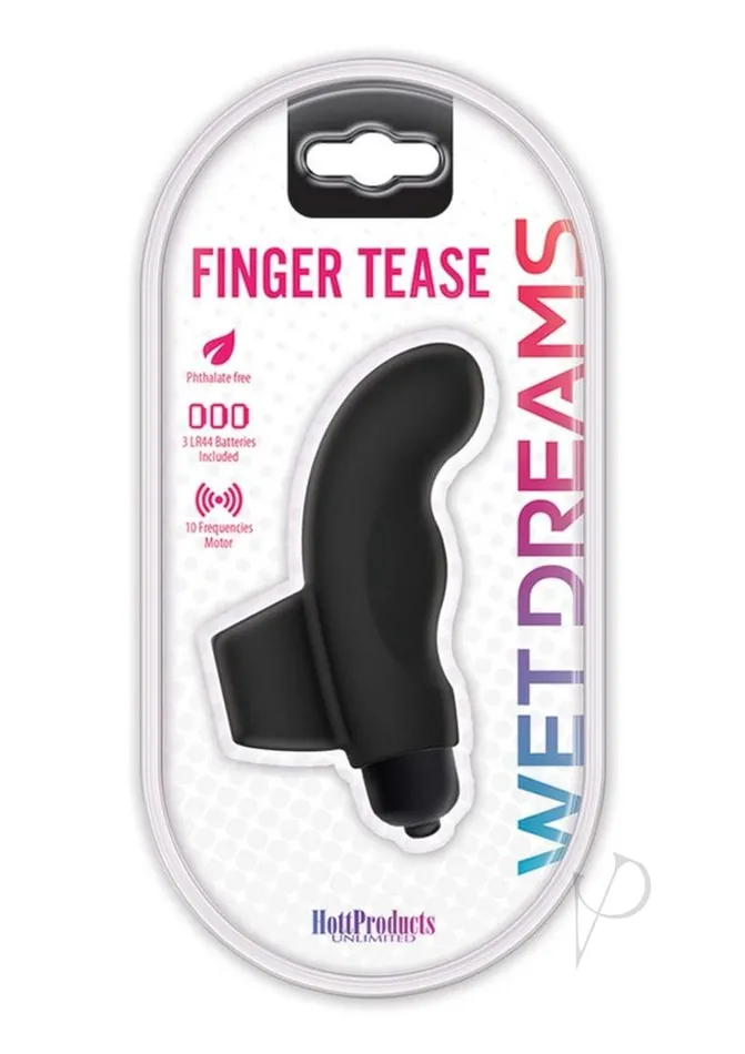 Wet Dreams Finger Tease Vibrator Waterproof Black Wet Dreams Female Sex Toys Wet Dreams Finger Tease Vibrator Waterproof Black Wet Dreams Female Sex Toys
