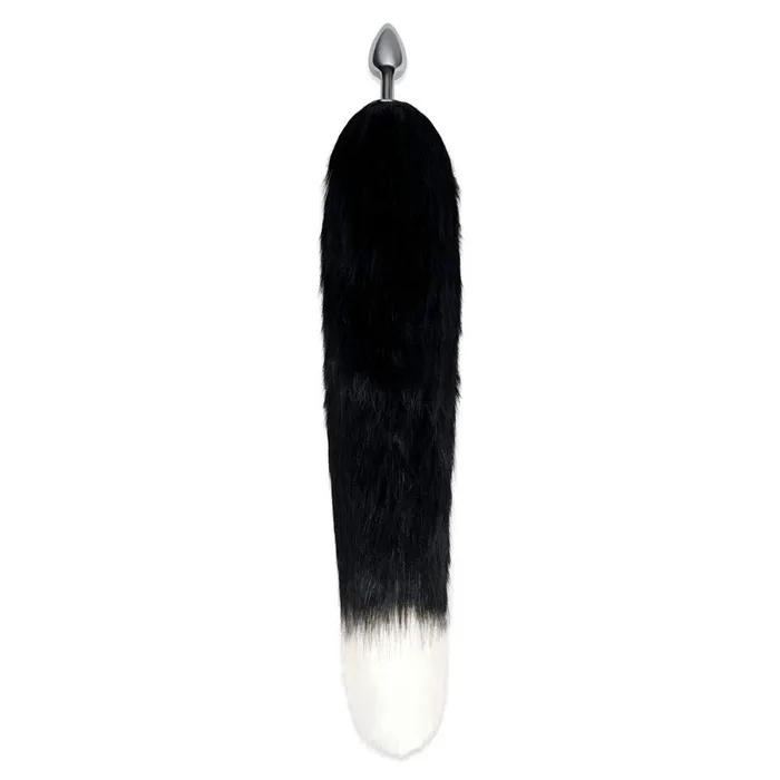 WhipSmart Furry Tales 14 Inch Black Fox Tail Wild Night Fantasies Anal