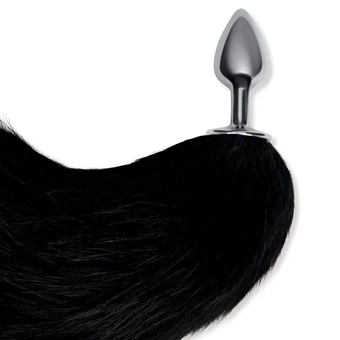 WhipSmart Furry Tales 14 Inch Black Fox Tail Wild Night Fantasies Anal