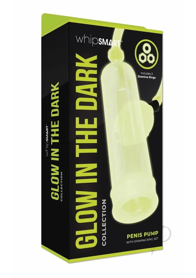 Whipsmart Male Sex Toys WhipSmart Glow in the Dark Penis Pump Green