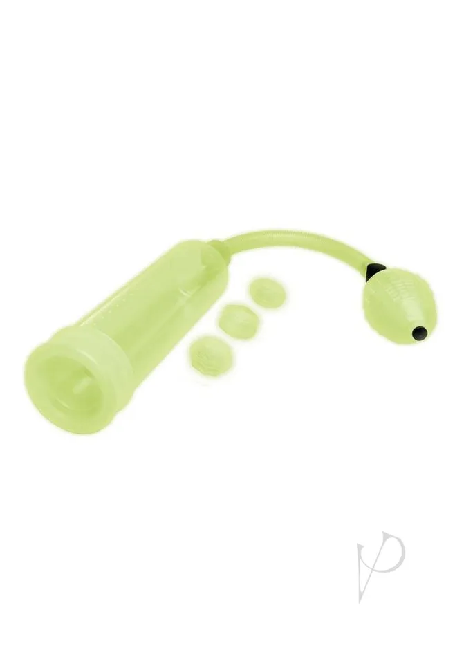 Whipsmart Male Sex Toys WhipSmart Glow in the Dark Penis Pump Green Whipsmart Male Sex Toys WhipSmart Glow in the Dark Penis Pump Green