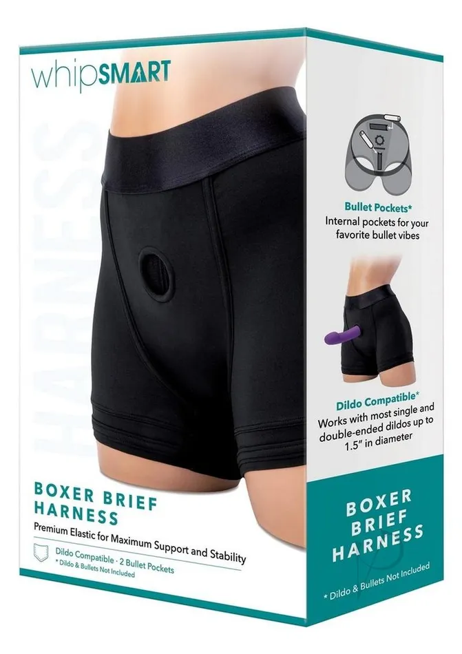 WhipSmart Soft Packing Boxer Brief Large Black Whipsmart Anal