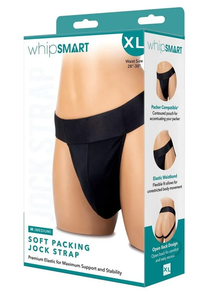 WhipSmart Soft Packing Jock Strap Xtra Large Black Whipsmart Anal