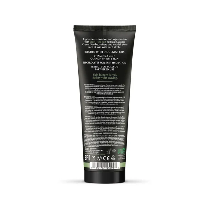Wicked Couples Wicked SAGE SEA SALT Sensual Massage Cream 120ml