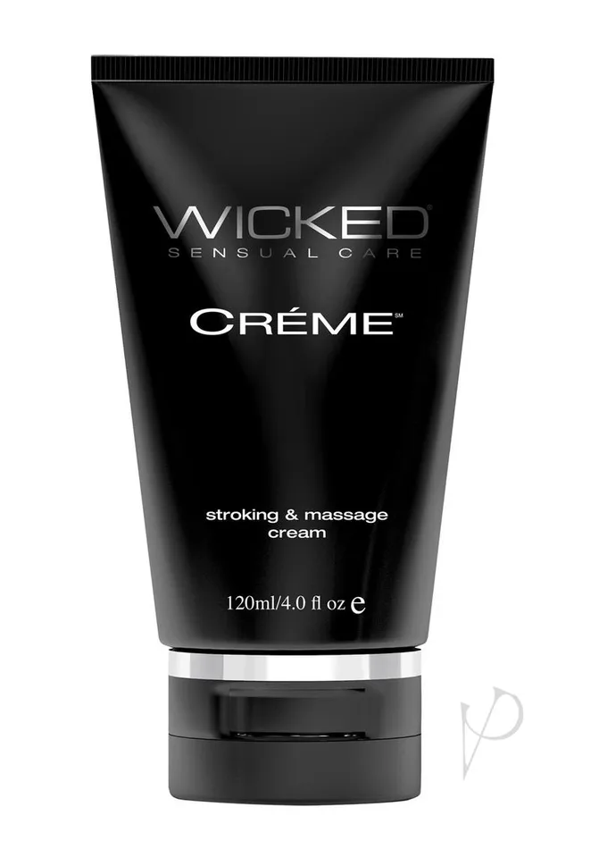 Wicked Creme Stroking and Massage Cream 4oz Wicked Sensual Care Couples