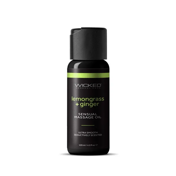 Wicked Wicked Sensual Massage Oil Lemongrass Ginger Couples