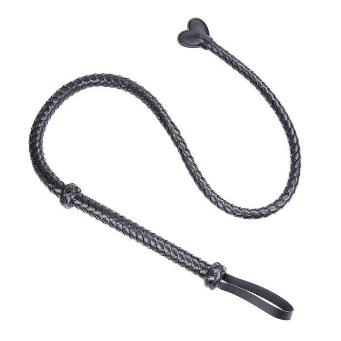 Wild Night Fantasies Restraints 13m BDSM Bondage Long Leather Spanking Whip