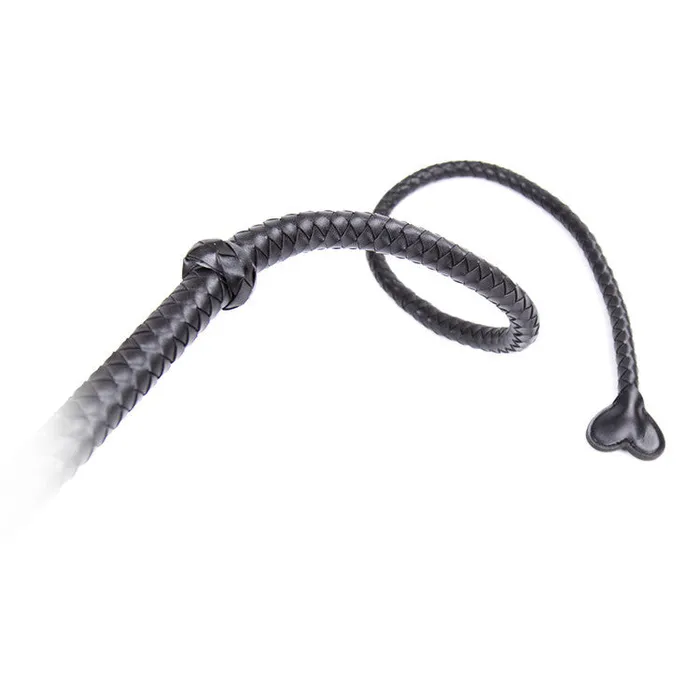 Wild Night Fantasies Restraints 13m BDSM Bondage Long Leather Spanking Whip