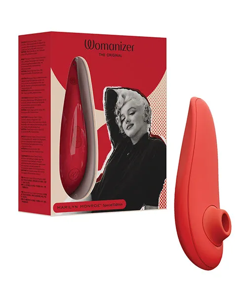 Womanizer Female Sex Toys Womanizer Marilyn Monroe Special Edition Rechargeable Clitoral Stimulator Vivid Red
