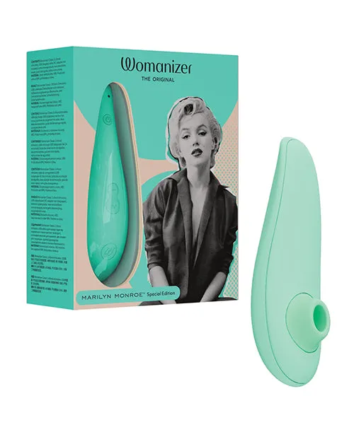 Womanizer Womanizer Marilyn Monroe Special Edition Rechargeable Clitoral Stimulator Mint Female Sex Toys