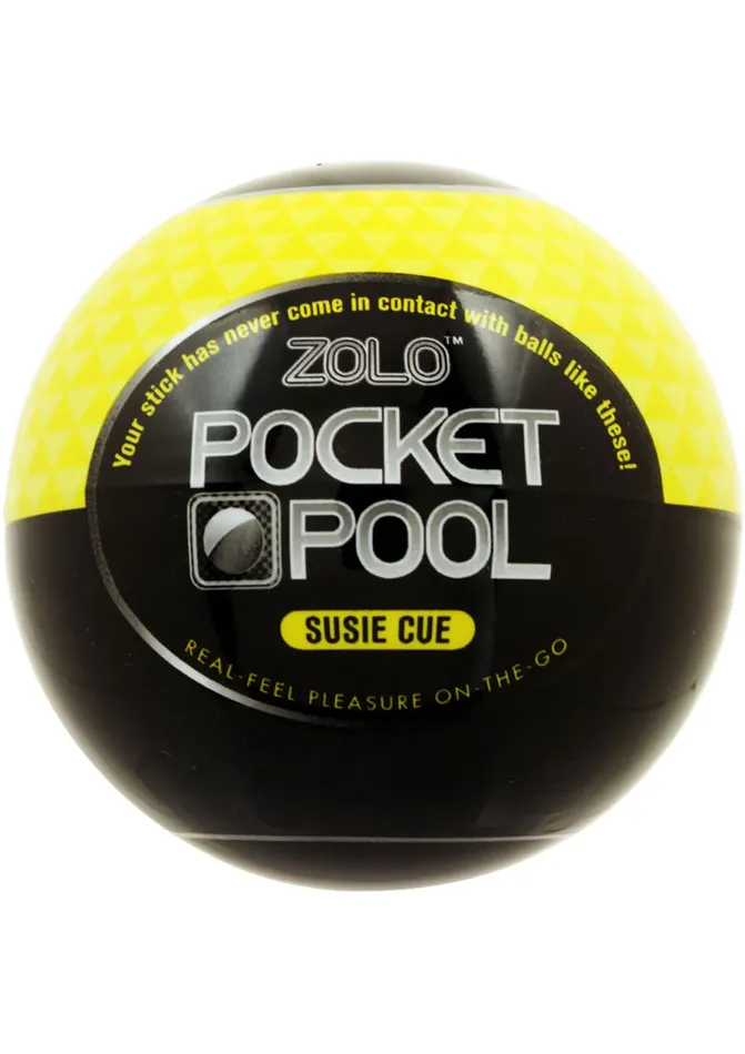 Zolo Male Sex Toys ZOLO Pocket Pool Susie Cue Masturbator Sleeve Yellow Zolo Male Sex Toys ZOLO Pocket Pool Susie Cue Masturbator Sleeve Yellow