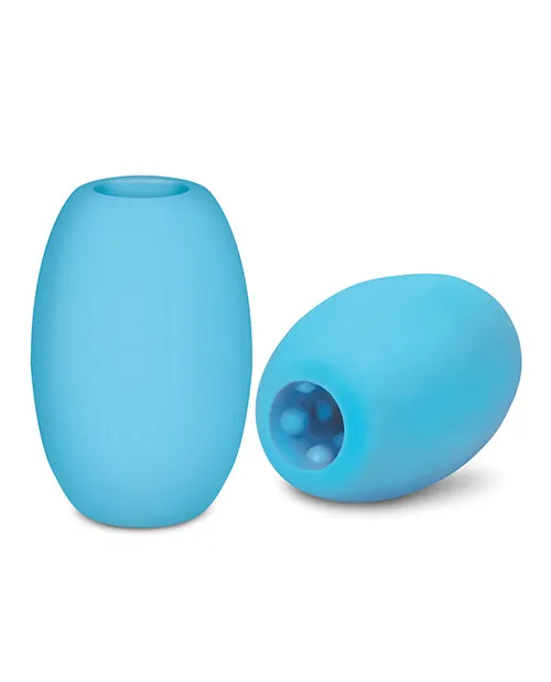 Zolo Male Sex Toys ZOLO Squeezable Mini Bubble Masturbator Blue Zolo Male Sex Toys ZOLO Squeezable Mini Bubble Masturbator Blue